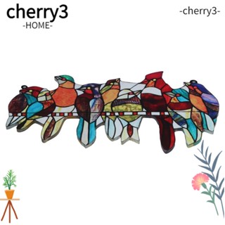 Cherry3 โมบายจับแสงแดด รูปนก สําหรับแขวนตกแต่งหน้าต่าง