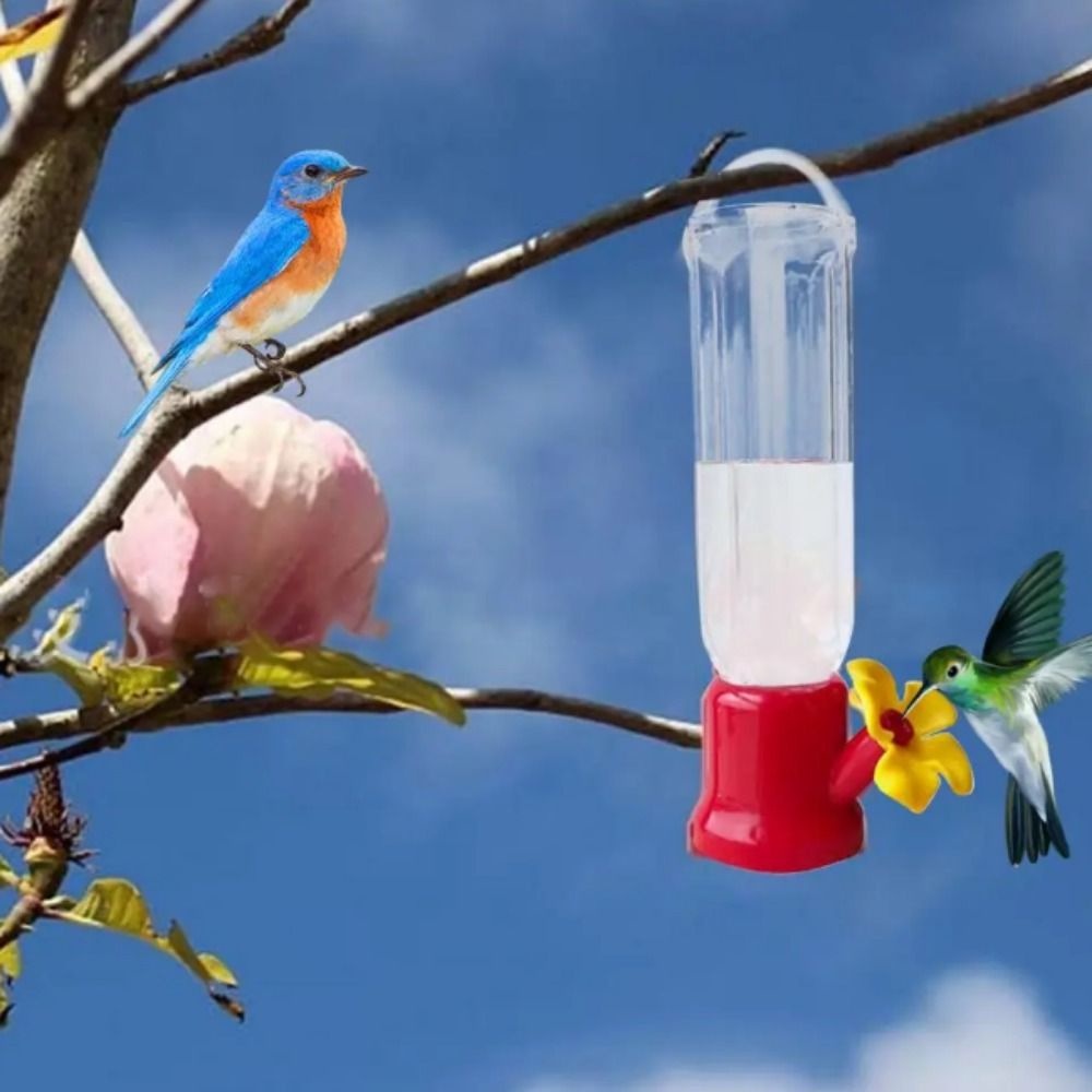 Barry อุปกรณ์ให้อาหารนกฮัมมิ่งเบิร์ด แบบใส กันรั่วซึม ติดทนนาน - รูปที่ 2