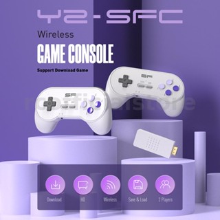 Sfc Y2 เครื่องเล่นเกมคลาสสิกย้อนยุค SNES ไร้สาย Double Play HD Mini Game Machine สําหรับ SF Fans