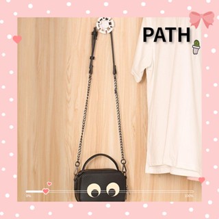 Path ที่เก็บสายไฟ ปลั๊กพลาสติก มีกาวในตัว แบบพกพา สีขาว สีชมพู สําหรับเครื่องใช้ในบ้าน ขนาดเล็ก 8 ชิ้น