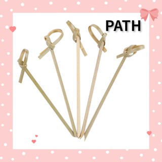 PATH 100 ชิ้น ค็อกเทล ปิ๊ก บาร์บีคิว ปาร์ตี้ ตกแต่งบาร์ เครื่องมือ ส้อมผลไม้