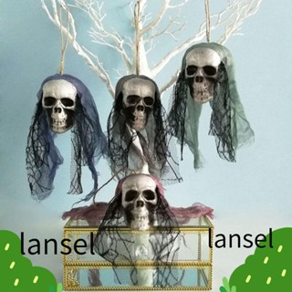 Lansel พร็อพหัวกะโหลกแขวน พร็อพสําหรับปาร์ตี้ฮาโลวีน