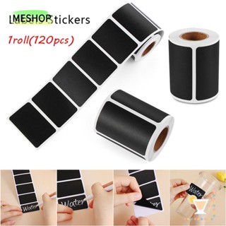 ME 150 ชิ้น / ม้วน ฉลาก สติกเกอร์ บ้าน ขวดแยม เครื่องเทศ กระดานดํา ฉลาก