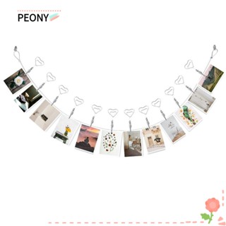 PEONYPAVILION คลิปหนีบรูปภาพ รูปหัวใจ ปรับได้ อเนกประสงค์