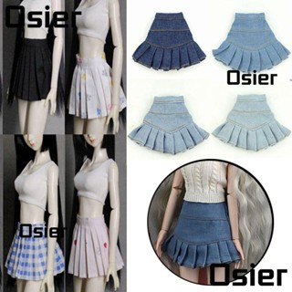 Osier1 ชุดมินิเดรสกางเกงยีน สีฟ้า 30 ซม. 1/3 1/6 สําหรับตุ๊กตาเจ้าหญิง