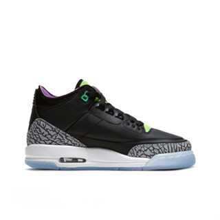 Air Jordan 3 AJ3 รองเท้าบาสเก็ตบอล สีดํา สีม่วง สําหรับผู้หญิง DA3595 CK9246 CT8532-050 36 k