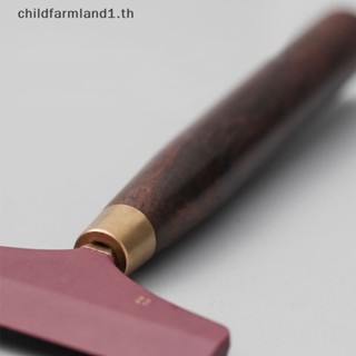 [childfarmland1] แปรงซิลิโคน ลายไม้ สําหรับทําความสะอาดถาดชา