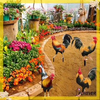 Forever รูปปั้นไก่อะคริลิค สําหรับตกแต่งสวนกลางแจ้ง