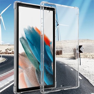 สำหรับ Samsung Galaxy Tab S6 S6 lite S7 S8 Plus Fe Ultra case TPU ฝาครอบถุงลมนิรภัยซิลิโคน กรณีโปร่งใสสําหรับ Galaxy A7 T500 A8 SM-X200 X205