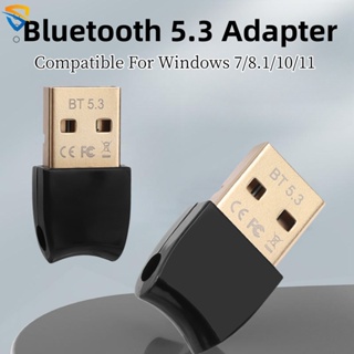 อะแดปเตอร์รับส่งสัญญาณบลูทูธ 5.3 USB สไตล์โมเดิร์น สําหรับลําโพงไร้สาย เมาส์ 1 ชิ้น