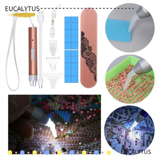 EUTUS ปากกาปักครอสติชคริสตัล สําหรับตกแต่งเล็บ DIY