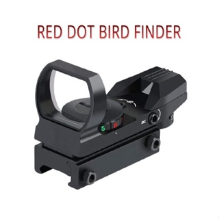 Red Dot Sight Reflex Green Holographic 4 Reticles Scope Rifle Mount 20mm Rail