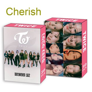 Cherish การ์ดโลโม่ TWICE BETWEEN 1&amp;2 KPOP 30 ชิ้น ต่อชุด