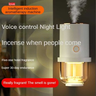 เครื่องพ่นน้ำหอมอัตโนมัติ Wall Mounted Aroma Diffuser Multi-function Night Light Toilet Deodorant Diffuser Fragrance Machine Essential Oil Aroma Diffuser homelove