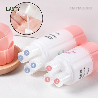 Amymoons 4 In 1 ขวดเปล่า พร้อมฝาปิด สําหรับใส่แชมพู ครีมอาบน้ํา โลชั่น