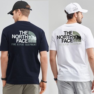 เสื้อยืดคอตตอนลำลอง เสื้อยืดแขนสั้นสบายๆคลาสสิคเป็นที่นิยม The North Face เสื้อยืดลำลองฤดูร้อน