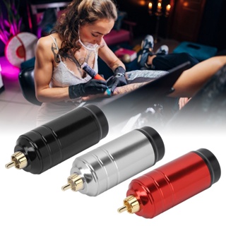 Fun IN RCA Wireless Tattoo Power Supply อลูมิเนียมอัลลอยด์ Matte 1600mAh USB Machine แบตเตอรี่