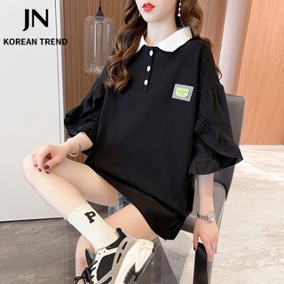 JN Studio   เสื้อยืด ครอป เสื้อยืดผู้หญิง สไตล์เกาหลี  Comfortable fashion สไตล์เกาหลี Trendy A99J0UT 36Z230909