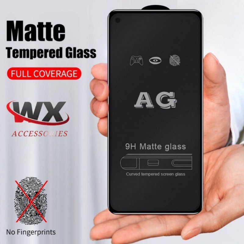 GLARE MATTE GLASS / ANTI OIL TEMPERED GLASS 10D สําหรับ Oppo F1S / F5 / F9 / F9 Pro / F11 / F11 Pro 