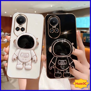 เคส OPPO Reno 10 5G Reno 10Pro 5G เคสป้องกัน เคสนิ่ม พร้อมนักบินอวกาศ รองรับ OPPO Reno 10 5G Reno 10Pro 5G พร้อมเคสป้องกันเลนส์ AYHY