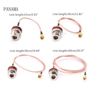 Nama N Female Bulkhead To SMA Male Plug RG316 สายเคเบิลพิกเทล RF โคแอ็กเชียล จัมเปอร์