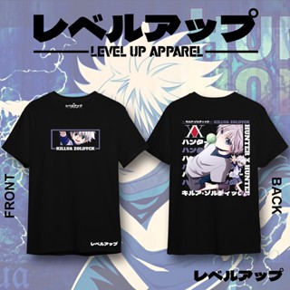 ใหม่เสื้อยืด K.Hunter x Hunter Killua Anime Plus ขนาดผู้ชายใหม่ Killua Zoldyck!