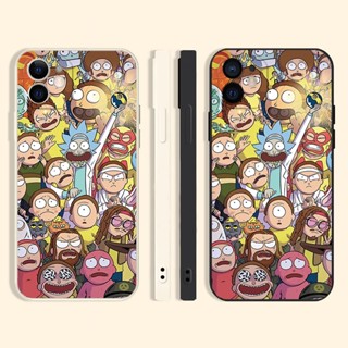 back to the Future เคสไอโฟน X Xr XsMax เคส iPhone 14 13 12 11 promax Rick Morty case 7 8Plus Se 2020 8พลัส cover