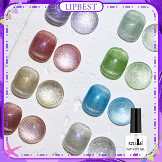 ♕ Szlin Spar Cat&amp;#39;s Eye Nail Polish Gel Smoothie Wide Cat&amp;#39;s Eye Super Flash Spring Summer Glitter Phototherapy Glue Nail Art For Nail Shop 7ml 10 Colors UPBEST