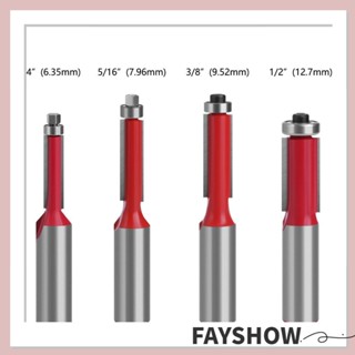 Fay ดอกสว่านเราเตอร์ ก้านคู่ 1/2 นิ้ว 12 มม. คุณภาพสูง สําหรับงานไม้