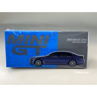 ▪️BMW Alpina B7 xDrive Alpina Blue Metallic #471 Scale1:64 ยี่ห้อ Minigt