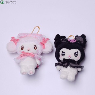 Needway พวงกุญแจ จี้ตุ๊กตา My Melody Kuromi Lolita Kuromi Lolitas ขนาด 12 ซม. 15 ซม. สําหรับห้อยกระเป๋า