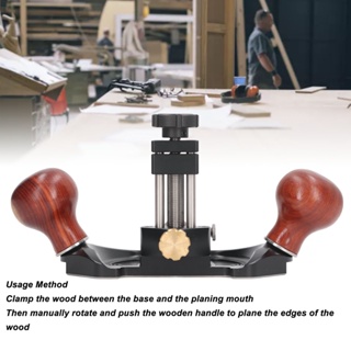 Maxpower Router Plane ปรับได้อย่างแม่นยำตัดอลูมิเนียมอัลลอยด์ไม้ Handle Woodworking Hand Planer