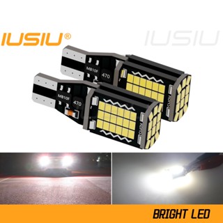 Iusiu หลอดไฟเลี้ยว ไฟตัดหมอก LED T15 48SMD W16W 921 920 912 2016 สว่างมาก สีขาว สําหรับรถยนต์ รถจักรยานยนต์