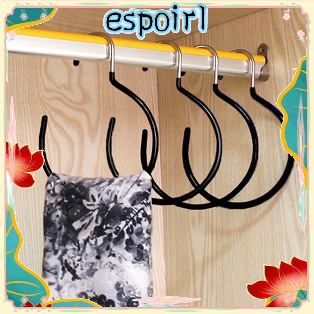ตะขออเนกประสงค์โลหะกันลื่น Espo ผ้าพันคอห่วง และไม้แขวนผ้าพันคอไหม