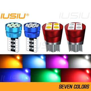 Iusiu หลอดไฟเลี้ยว LED T10 W5W 194 168 สว่างพิเศษ สําหรับติดตกแต่งภายในรถยนต์ รถจักรยานยนต์