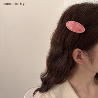 Onem ใหม่ กิ๊บติดผม ทรงเรขาคณิต คริสตัลอะซิเตท สีพื้น สไตล์เกาหลี สําหรับผู้หญิง