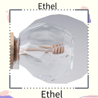 Ethel1 หม้อแก้วน้ําผึ้ง แบบใส สําหรับใส่น้ําผึ้ง ใช้ในบ้าน ห้องครัว