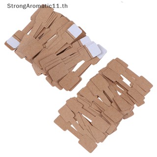 Strongaromatic สติกเกอร์ป้ายแท็กราคาเปล่า สําหรับเครื่องประดับ แหวน สร้อยคอ 50 100 ชิ้น