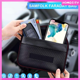 [พร้อม] Signal Blocking Bag, Faraday Bag Shield Cage Pouch Wallet Phone Case For Cell Phone Privacy Protection And Car Key Fob