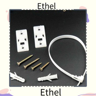 Ethel1 สายรัดเฟอร์นิเจอร์ ไนล่อน กันรอยที่ปลายเฟอร์นิเจอร์ เพื่อความปลอดภัย สกรูยึดพลาสติก ยึดผนัง สมอเรือ ชุดป้องกันเด็ก ตู้