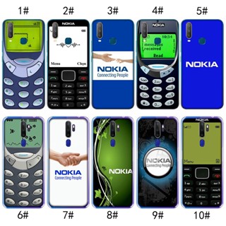 เคสโทรศัพท์มือถือ แบบใส ลาย Nokia สําหรับ Realme C2 C20 C21 C21Y C25Y MZD124