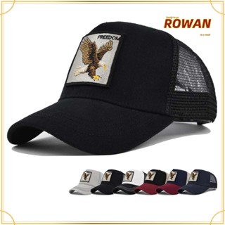 Rowans หมวกเบสบอล ผ้าฝ้าย ระบายอากาศ 6 สี สไตล์ฮิปฮอป