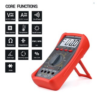 Tmt มัลติมิเตอร์ดิจิทัลอัจฉริยะ 1999 นับ แบ็คไลท์ LCD เครื่องทดสอบยานยนต์ โวลต์มิเตอร์ แอมมิเตอร์ วัดอุณหภูมิ มัลติฟังก์ชั่น Dwell Angle RPM AC DC แรงดันไฟฟ้า กระแสไฟฟ้า Resi