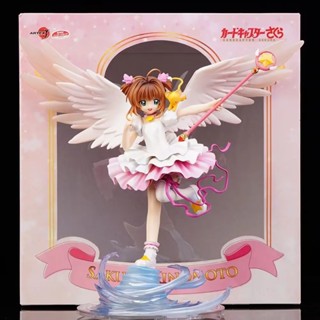 โมเดลฟิกเกอร์ Pvc รูปผู้หญิงน่ารัก Captor Kinomoto Sakura ขนาด 28 ซม. เหมาะกับของขวัญ ของเล่นสะสม สําหรับเด็กผู้หญิง