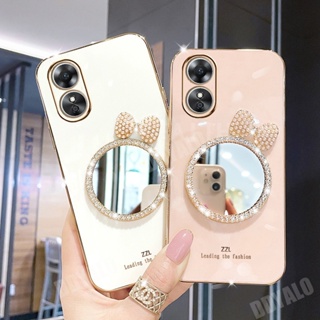 เคสโทรศัพท์มือถือ แบบนิ่ม ประดับโบว์ ป้องกันเลนส์กล้อง สําหรับ OPPO Reno 10 Pro Plus Pro+ A98 A78 4G 5G