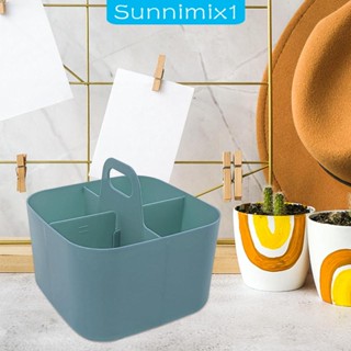 [Sunnimix1] ตะกร้าใส่เครื่องสําอาง วางซ้อนกันได้ แบบพกพา สําหรับห้องน้ํา หอพัก