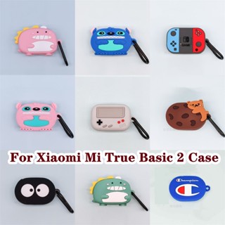 【คุณภาพสูง】เคสหูฟัง แบบนิ่ม ลายการ์ตูน สําหรับ Xiaomi Mi True Basic 2 Xiaomi Mi True Basic 2