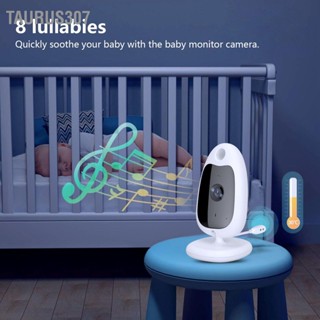 Taurus307 2in Display Baby Monitor Portable Wireless Long Range Night Vision Two Way Talk 8 Lullabies 100‑240V