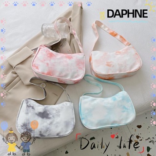 Daphne กระเป๋าถือ กระเป๋าสะพายไหล่ ผ้าไนล่อน มีซิป ขนาดใหญ่ จุของได้เยอะ น้ําหนักเบา แฟชั่นสําหรับสตรี