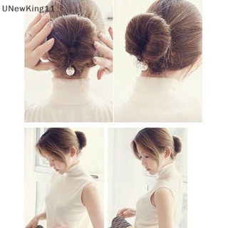 Unewking คลิปฟองน้ํา สําหรับดัดผมโดนัท สีดํา